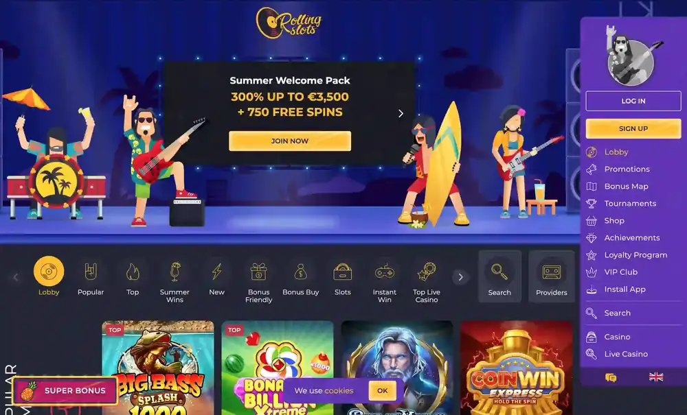 Rolling Slot Casino